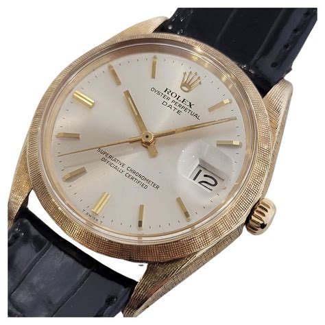 rolex date 14k|14k gold Rolex oyster perpetual.